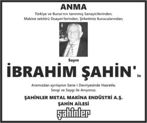 Sabah gazetesi anma ilanı örneği
