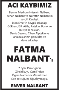 Sabah ölüm taziye ilanı